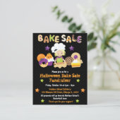 Halloween Bake Sale Fundraiser Invitation Briefkaart (Staand voorkant)