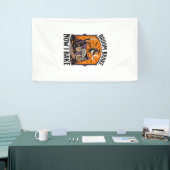 Halloween Baker Shirt Heks Bezem Gebroken Design_1 Spandoek (Beurs)