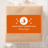 Halloween Baking Labels, Oranje Etiket (Insitu)