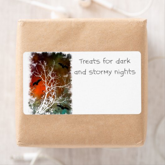 Halloween Baking of Drink mix Labels stormy night (Insitu)