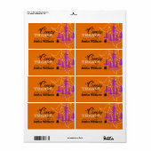 Halloween-baklabels Etiket (Full Sheet)