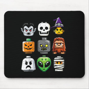 Halloween Baksteen Pompoen Geest Hoofden Kostuum J Muismat
