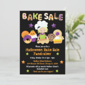 Halloween bakverkoop fondsenwerving kaart (Staand voorkant)