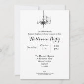 Halloween bal (Noir) Kaart (Voorkant)