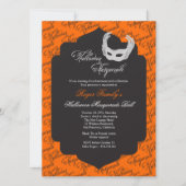 Halloween Ball-uitnodiging Kaart (Voorkant)