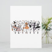 Halloween-balletdansers (Staand voorkant)