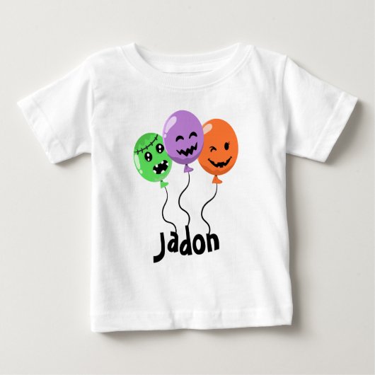 Halloween Ballon Boo Crew Eigen Naam (Voorkant)