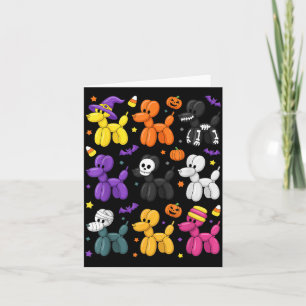 Halloween Ballon Hond Kostuum Patroon Schattig Gri Kaart