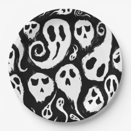 Halloween Ballon Papieren Bordje