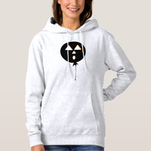 Halloween Ballon Pompoen Zwart Oranje Hoodie