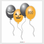 Halloween-ballonnen Sticker (Vel)