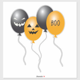 Halloween-ballonnen Sticker