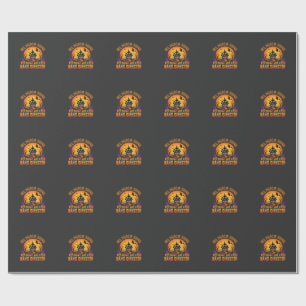 Halloween Band Dirigent Heks Bezem Spookhuis Cadeaupapier