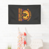 Halloween Band Dirigent Heks Bezem Spookhuis Spandoek (Insitu)
