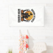 Halloween Band Dirigent Heks Geheime Huis Ontwerp Spandoek (Insitu)
