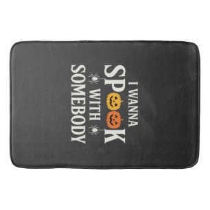Halloween Bang iemand Pumpenspinnen SVG Badmat