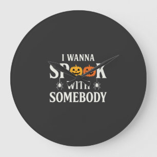 Halloween Bang iemand Pumpenspinnen SVG Grote Klok
