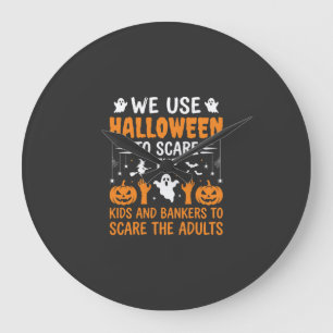 Halloween Bang Kinder Bankiers Volwassenen Ontwerp Grote Klok