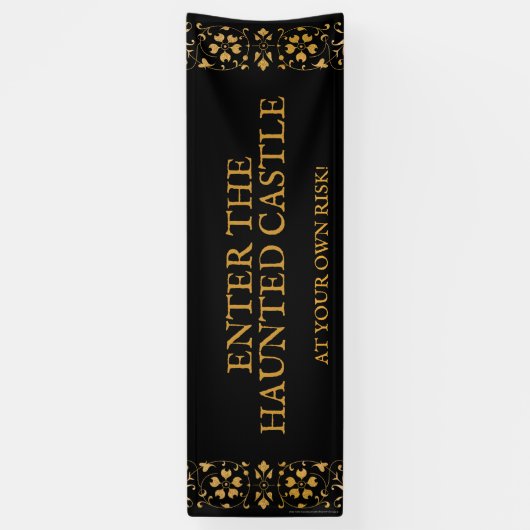 Halloween | Banner | Gehakt huis (Verticaal)