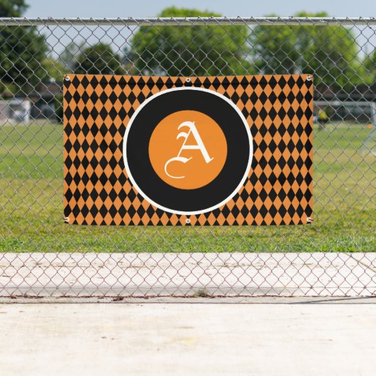 HALLOWEEN BANNER MET MONOGRAM (Insitu)