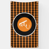 HALLOWEEN BANNER MET MONOGRAM (Verticaal)