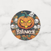 Halloween-Banner mit Kürbissen und Geistern -  Confetti (Kleine voorkant)