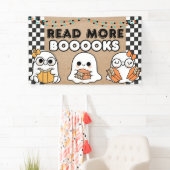 Halloween Banner School Library Classroom Ghosts (Insitu)