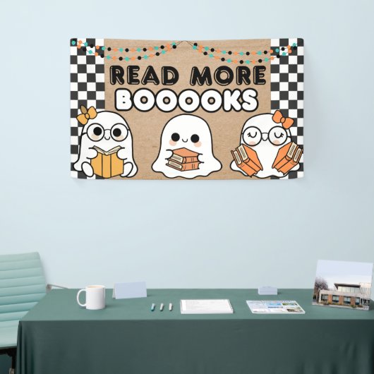 Halloween Banner School Library Classroom Ghosts (Beurs)