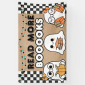 Halloween Banner School Library Classroom Ghosts (Verticaal)