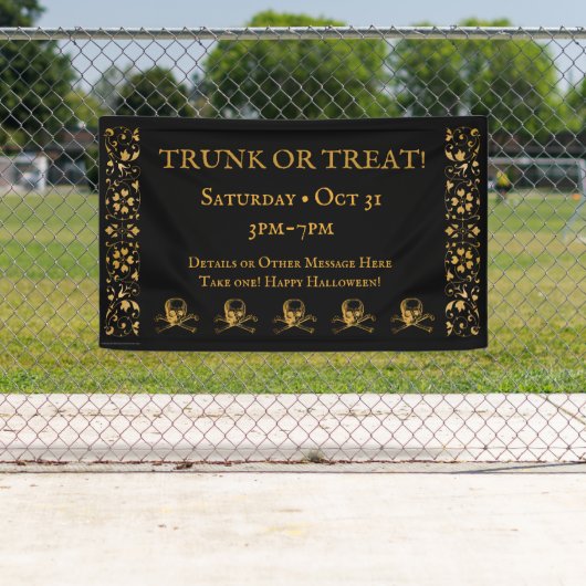 Halloween | Banner | Trunk of Treat. (Insitu)