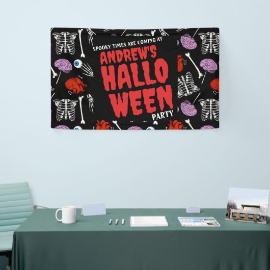 Halloween Banner - Voeg jouw tekst toe! (Beurs)