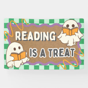 Halloween banners voor scholen klasbibliotheek