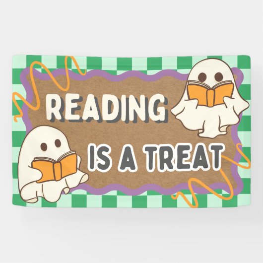 Halloween banners voor scholen klasbibliotheek (Horizontaal)