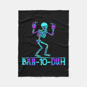 Halloween Bar 10 Duh Skeleton Drink Kostuum Fleece Deken