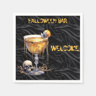 Halloween Bar Welkom Servet