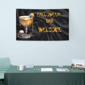 Halloween Bar Welkom Spandoek (Beurs)