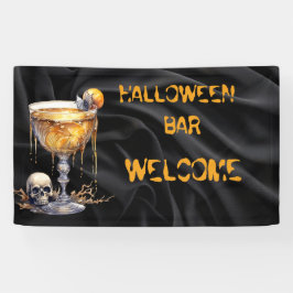 Halloween Bar Welkom Spandoek