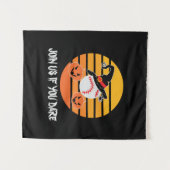 Halloween Baseball Halloween Witch Pet Pumpkin Wandkleed (Voorkant (horizontaal))