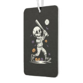 Halloween Baseball Skeleton Hitting Luchtverfrisser (Links)
