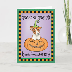 Halloween Basenji Kaart