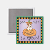 Halloween Basenji Magneet (Voorkant / Achterkant)