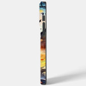 Halloween Basenji met pomkins Scary Case-Mate iPhone Case (Achterkant / Links)