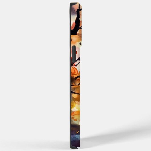 Halloween Basenji met pomkins Scary Case-Mate iPhone Case (Achterkant / Rechts)