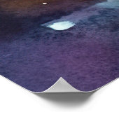 Halloween Basenji met pomkins Scary Poster (Hoek)