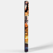 Halloween Basenji met pompoenen eng  Case-Mate iPhone Case (Achterkant / Rechts)