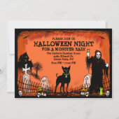 Halloween Bash - Uitnodiging - Graveyard Dog (Voorkant)