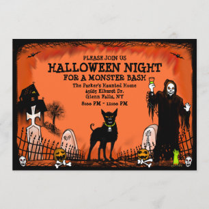 Halloween Bash - Uitnodiging - Graveyard Dog