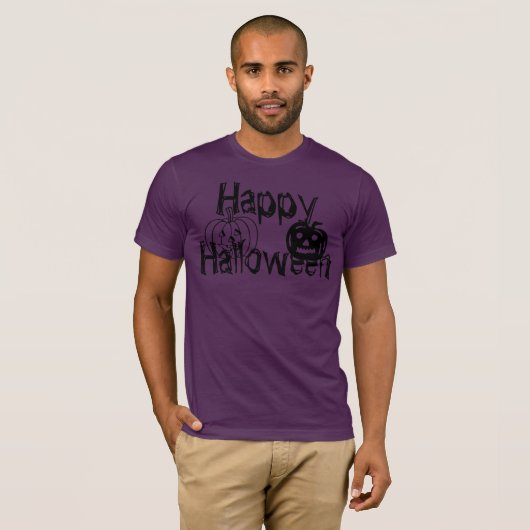 Halloween Basic Bella Canvas T-shirt (Voorkant volledig)