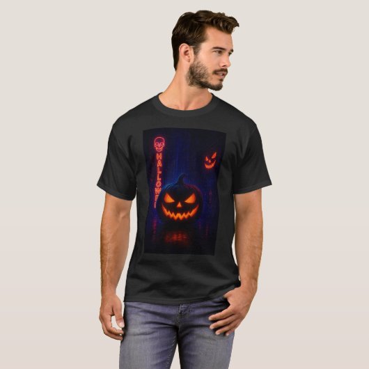 Halloween Basic Dark T-Shirt for man and women (Voorkant volledig)