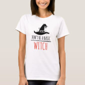 Halloween Basic Witch T-Shirt (Voorkant)
